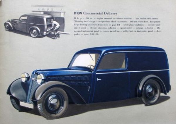DKW Auto-Union Modelprogram 1939 Carbrochure (6909)
